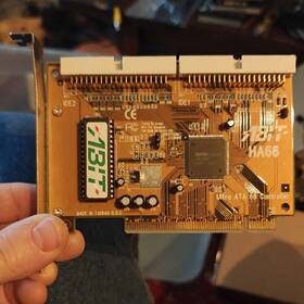 Abit Ha66 Ultra Ata 66 Pci Ide Controller Card 2 Ports Mpn V1.0