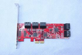 Pex10-sat Ableconn 10 Port Pci-e X1 Sata Iii Controller Card T7-b2