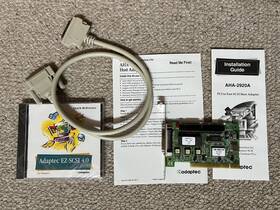 Aha-2920a Adaptec Scsi Pci Controller Card With Ez-scsi 4.0 Install Guide Etc
