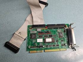 Adaptec Aha1522a Aha-1522a Assy 554006-00 Isa Scsi Controller Card Centronics And Floppy