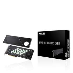 Hyper-m.2-x16-gen5-card Asus Hyper M.2 X16 Gen5 Card Pcie 5.0/4.0 Supports Four Nvme 2242/2260/22