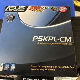 P5kpl-vm Asus P5kpl-cm Motherboard Cpu Combo With Fan 8gb Ram And Pentium Dc
