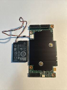 09k2c2 Dell 9k2c2 H755n Raid Controller Front Card Nvme 8gbs Nv 16gt/s With Battery