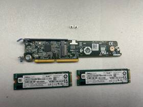 Boss-s1 Dell 0wmwjw M.2 Ssd Sata Pcie Adapter With 2 240gb 02tgfx Installed