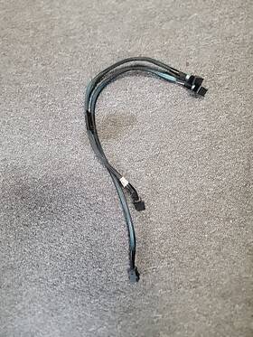 Dell H3y5t Poweredge T330 T430 T630 8 Bay Perc H330 H730 H730p Dual Hd Cable