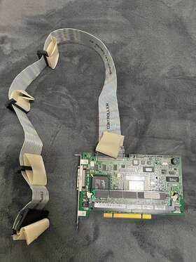 P4750701 Q-logic 02h794 Dell Perc 3 Scsi Raid Controller Pci Card 32mb Dram Cbl