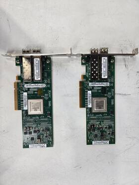 Q-logic Qle8152-sr-ibm Lot 2 Qlogic Qle8142-sr-ibm Fe0210402-12 46k8088 2-port Ethernet Card