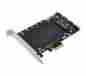 Sc-sa0t11-s1 Siig Controller Card Sata 6gb S Adapter 3i Plus 1 Ssd Hybrid Pci-express Brown Box 662774019741