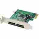 Si-pex40060 Io Crest Syba Multimedia 2 Esata Ports Pci-e Controller Card 810154016839