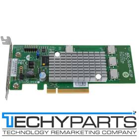 Aoc-slg3-4e2p Supermicro Quad-port Pcie 3.0 X8 Gen-3 Nvme Oculink Sff-8612 Hba