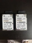 2X Hp 1.2TB Sas Drives With Sata Adapters. Fixed Price $18.00.