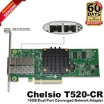Dell Chelsio T520-CR 2-PORTS 10GB/S Sfp+ Pcie 3.0 Fh Network Adapter Cna PDHV4. Fixed Price $39.59.