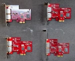 Lot Of 4 Startech PEXESATA2 Two Port Pcie Controller. Fixed Price $54.99.