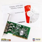 Adaptec AFW-4300C 3-PORT Firewire Ieee 1394 Controller Pci Card Desktop New. Fixed Price $14.89.