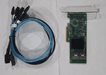 Lsi Logic Megaraid Controller SAS9211-8I H3-25250-02K Raid/hba Card With Cables. Fixed Price $40.00.
