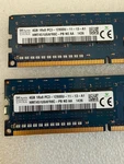 Lot (2) Sk Hynix 4GB DDR3 1600MHZ PC3-12800U Ram HMT451U6AFR8C-PB. Fixed Price $18.00.