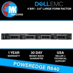 Dell Poweredge R640 4B Lff 1U Server -V7- Choose Cpus/ram/drives Wholesale. Fixed Price $4326.00.