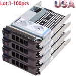 Lot Dell Drive 3.5" 2.5" Adapter Caddy Tray 9W8C4 F238F R320 R420 T610 R530 R630. Fixed Price $1040.00.