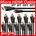 10PCS Micro Hdmi Cable To Cord Adapter Camera 4K Tv Raspberry Pi. Fixed Price $46.49.