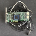 Adaptec ASR-6805E 8-PORT 6GB/S Sata Raid Card Pcie W/ 2 Mini-sas Cables. Fixed Price $59.99.