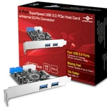 Vantec UGT-PC345 4-PORT Superspeed Usb 3.0 Pci Express Host Card. Fixed Price $39.99.