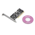 New 4 Port Sata Pci Expansion Card To Adapter Raid 5. Fixed Price $15.41.