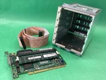Intel ? Internal Hot Swap 5 Scsi Drive Bays & Raid Controller Card - Untested. Fixed Price $59.00.