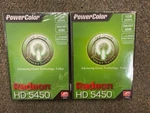 Powercolor Ati Radeon Hd (AX5450 1GBK3-SH) GDDR3 Sdram Pci Express. Fixed Price $69.85.