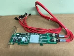 Ciprico Raidcore RC5252-8 Sas Controller Card With Molex 4X Sata Cable. Fixed Price $79.99.