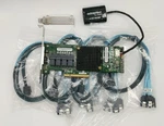 Adaptec Asr 71605 1GB 16PORT Pcie Raid W/ Battery & 4X SFF-8643-SATA Cables Us. Fixed Price $57.98.
