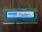 Edge Laptop Memory Ram (1X4GB) 4GN621R08 49048 Pulled From Working Machines. Fixed Price $7.49.
