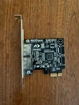 Newer Technology Inc Maxpower Esata 6G Pci-e 2.0 Controller Card. Fixed Price $20.00.