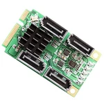 Io Crest Port Sata Iii Mini Pci-e Controller Card (SI-MPE40125) (SIMPE40125). Fixed Price $35.35.