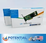 Lot Of New Open Lsi 9206-16E 16-PORT Sas Sata 6GB/S Hba Both Brackets. Fixed Price $140.00.