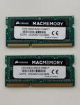 Corsair Lot 4GB (8GB Total) CMSA8GX3M2A1066C7 Macmemory Notebook DDR3. Fixed Price $24.99.