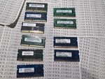 10PC Lot Laptop Memory Elpida 2GB Samsung Kingston 4GB Mt Nanya. Fixed Price $15.00.