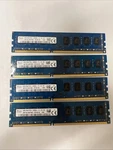 Hynix 4GB 2RX8 PC3-12800U-11-12-B1 Desktop Ram, HMT351U6EFR8C-PB (lot Of 4). Fixed Price $30.00.