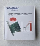 Highpoint Rocket 620 Dual-port Sata 6GB/S Pci-express 2.0 Host Adapter New. Fixed Price $18.99.