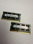 2X2GB Samsung DDR3 1066MHZ PC3-8500S Laptop Ram Kit 4GB Total. Fixed Price $11.99.