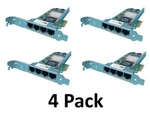 4 Pack* Dell R519P Broadcom Quad Port 5709 Pcie Network Card. Fixed Price $49.99.