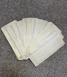 Lot (30) 1960 Ibm Fortran Statement Punch Card 888157 Unused Yellow Tops. Fixed Price $14.99.