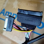Amphenol SFF-8639 U.2 Pcie Nvme To SFF-8643 Hd Mini-sas Sata 12 Gb/s Cable Wire. Fixed Price $25.95.