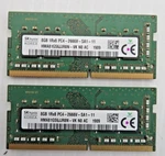 Sk Hynix 16GB (2X8GB) 1RX8 PC4-2666V 1.2V Sodimm Laptop Ram Life Time Warranty. Fixed Price $110.00.