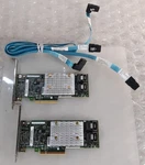 Pair Of Hpe E208I-PGEN10 836266-001RAID Controllers W/ Oem Cables. Fixed Price $108.00.