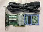 Ibm M5110 Lsi L3-25422-46A 2-PORT Sas/sata Raid Controller W/ Cables. Fixed Price $28.75.