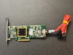 Adaptec ASR-5405 256MB Raid Controller Card With Port Cable *tested*. Fixed Price $18.00.
