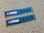2X Kingston 2GB 1RX8 PC3-10600U-9-10-A0 K1N7HK-HYC 4GB Total Desktop Ram Memory. Fixed Price $12.00.