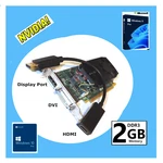 Windows 11 Video Card 2GB Dvi Dp Pci-e 16X Low Profile Dell Optiplex Hp Sff. Fixed Price $38.98.