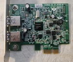 Dell 0YJ94F Usb 3.0 Dual Port Pcie Expansion Card. Fixed Price $15.71.