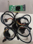 Ceacent ANU24PE08 Nvme U.2 Controller, PLX8748 Chip, Pcie Bifurcation Not Needed. Fixed Price $199.00.